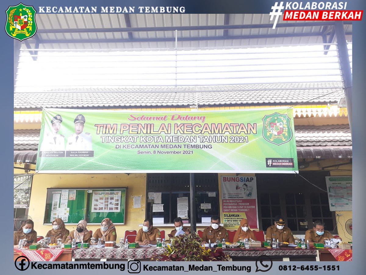 KECAMATAN TERBAIK TINGKAT KOTA MEDAN TAHUN 2021